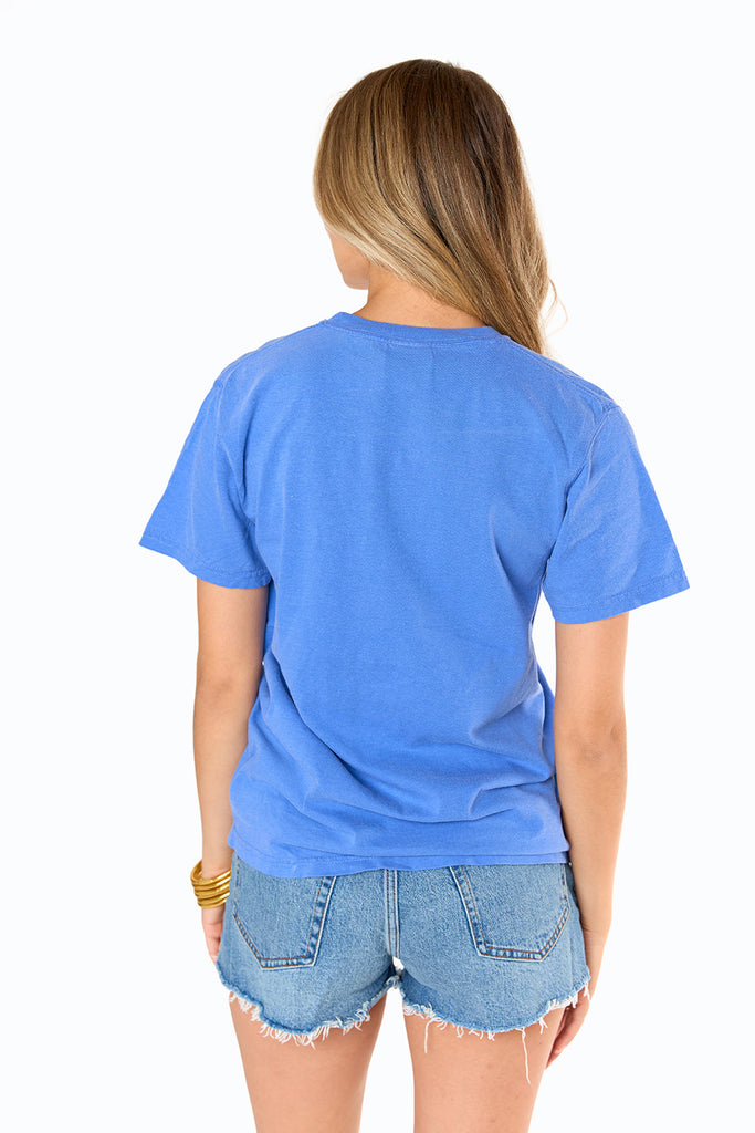 Select Sustainable Wearable Women's Apparel,Women, T-Shirts & Tops, Tank Tops - Clothing Shop OnlineDALTX Graphic Tee - Flo Blue