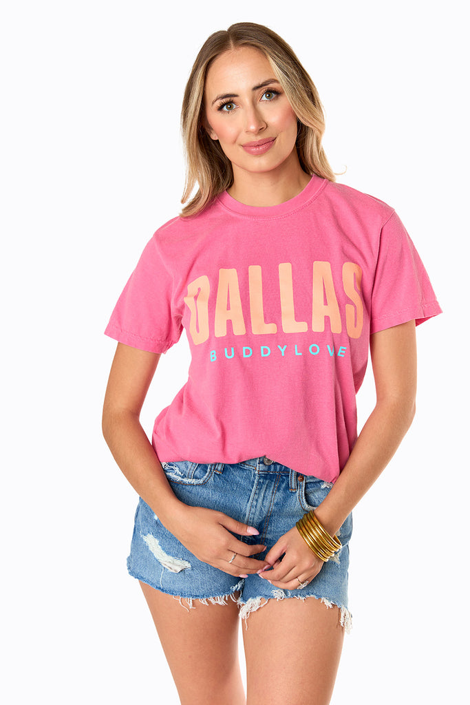 Select Sustainable Wearable Women's Apparel,Women, T-Shirts & Tops, Tank Tops - Clothing Shop OnlineDallas Graphic Tee - Crunchberry
