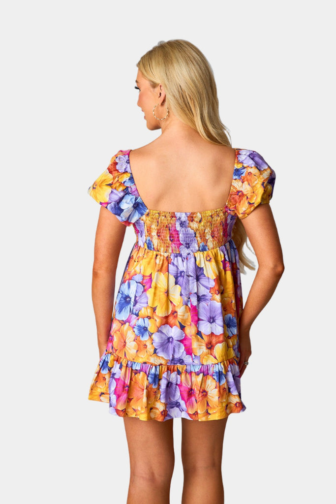 Select Sustainable Wearable Women's Apparel,Women, T-Shirts & Tops, Tank Tops - Clothing Shop OnlineDiego Babydoll Mini Dress - Pansy