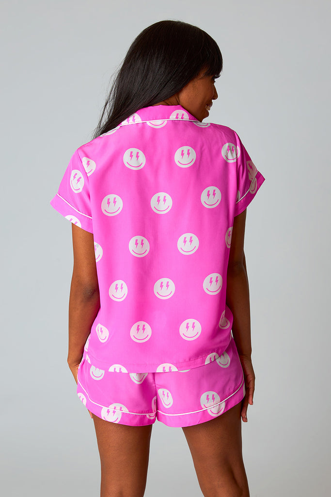 Select Sustainable Wearable Women's Apparel,Women, T-Shirts & Tops, Tank Tops - Clothing Shop OnlineAurora Happie Jammies Set - Pink