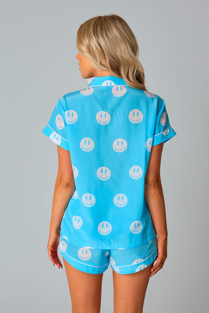 Select Sustainable Wearable Women's Apparel,Women, T-Shirts & Tops, Tank Tops - Clothing Shop OnlineAurora Happie Jammies Set - Turquoise