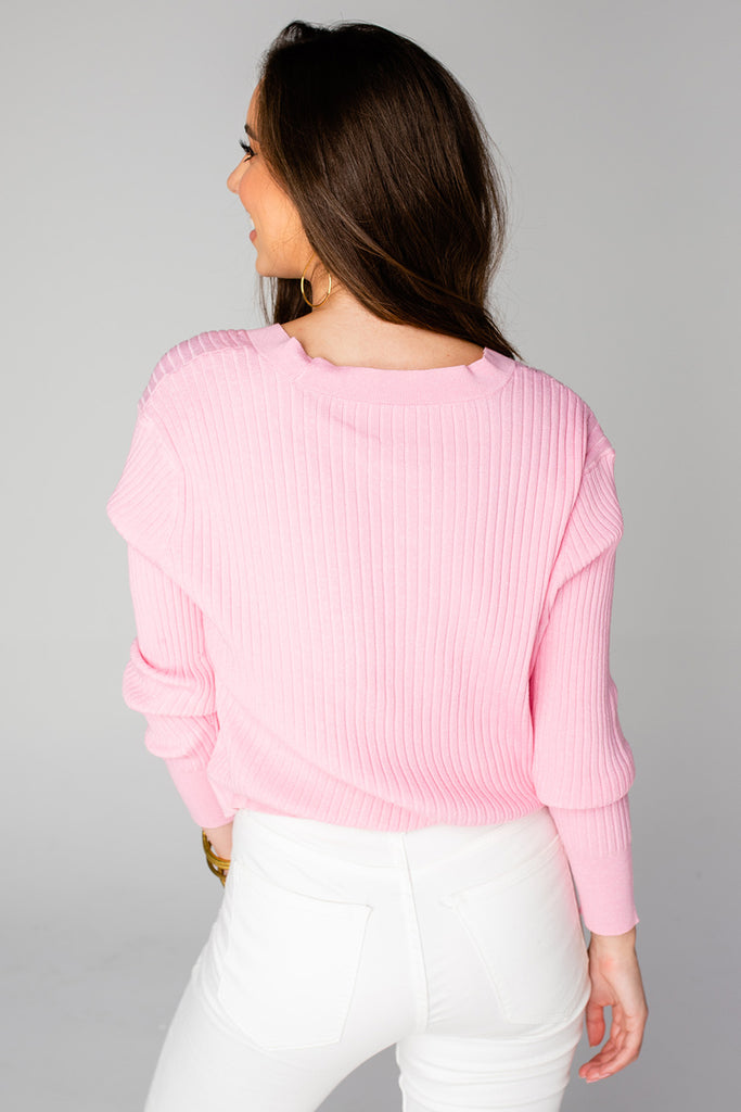 Select Sustainable Wearable Women's Apparel,Women, T-Shirts & Tops, Tank Tops - Clothing Shop OnlineNoah Cropped Ribbed Sweater - Pink