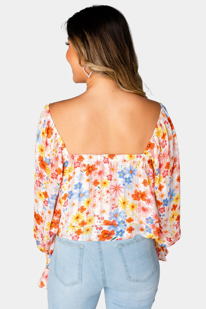 Select Sustainable Wearable Women's Apparel,Women, T-Shirts & Tops, Tank Tops - Clothing Shop OnlineFlora Flowy Cropped Top - Wild Flower