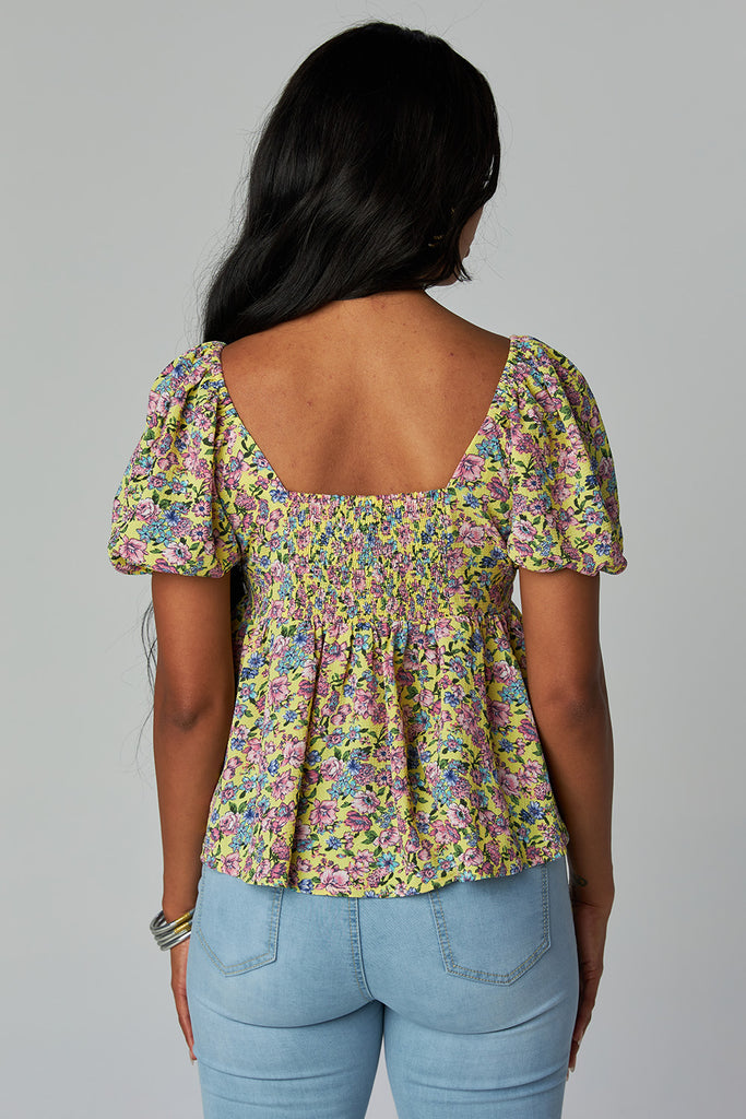 Select Sustainable Wearable Women's Apparel,Women, T-Shirts & Tops, Tank Tops - Clothing Shop OnlineHouston Puff Sleeve Top - MariGold