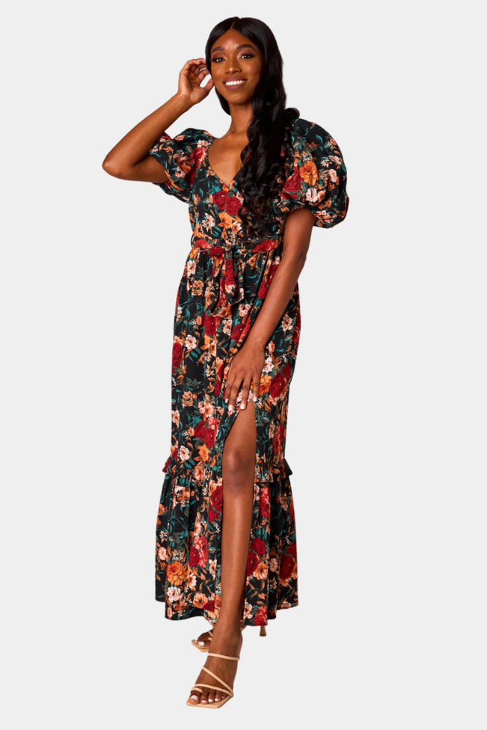 Select Sustainable Wearable Women's Apparel,Women, T-Shirts & Tops, Tank Tops - Clothing Shop OnlineSydney Puff Sleeve Maxi Dress - Viola