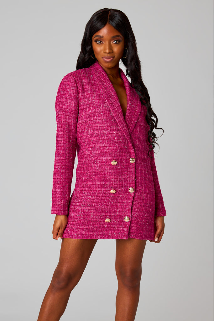 Select Sustainable Wearable Women's Apparel,Women, T-Shirts & Tops, Tank Tops - Clothing Shop OnlineCarey Short Blazer Dress - Pink