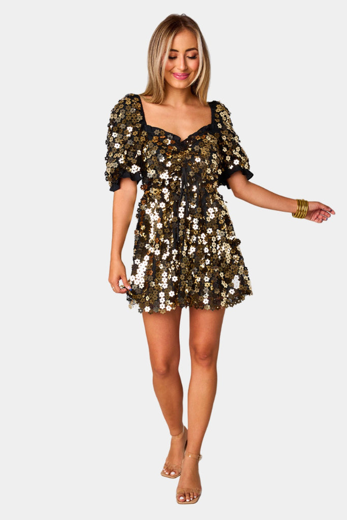 Select Sustainable Wearable Women's Apparel,Women, T-Shirts & Tops, Tank Tops - Clothing Shop OnlineColby Puff Sleeve Mini Dress - Pennies From Heaven