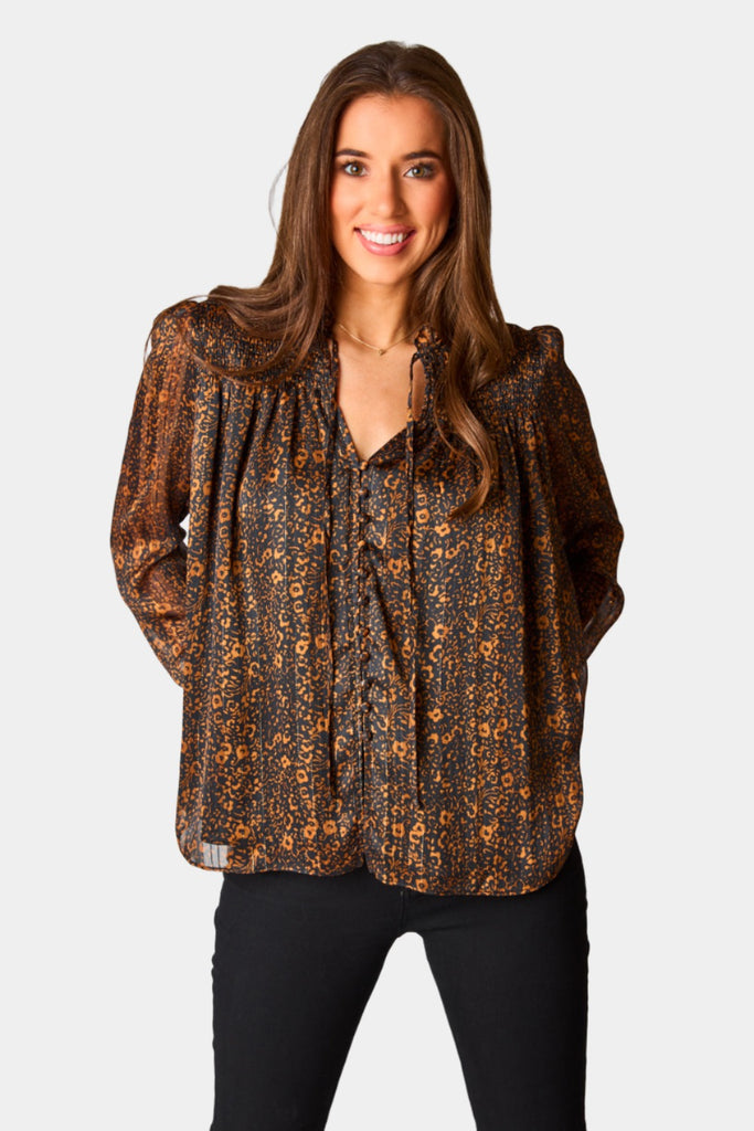 Select Sustainable Wearable Women's Apparel,Women, T-Shirts & Tops, Tank Tops - Clothing Shop OnlineEverly Long Sleeve Button Up Blouse - Almond