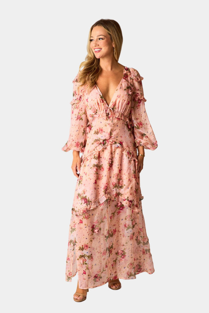 Select Sustainable Wearable Women's Apparel,Women, T-Shirts & Tops, Tank Tops - Clothing Shop OnlinePia Long Sleeve Maxi Dress - Spellbound