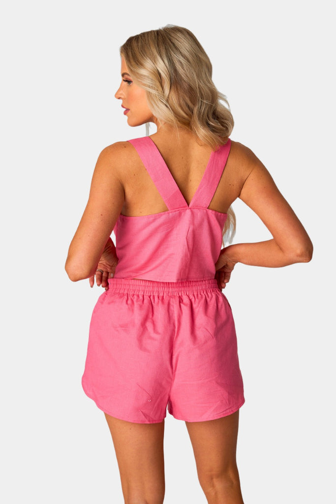 Select Sustainable Wearable Women's Apparel,Women, T-Shirts & Tops, Tank Tops - Clothing Shop OnlineNova Two-Piece Set - Pink Lemonade