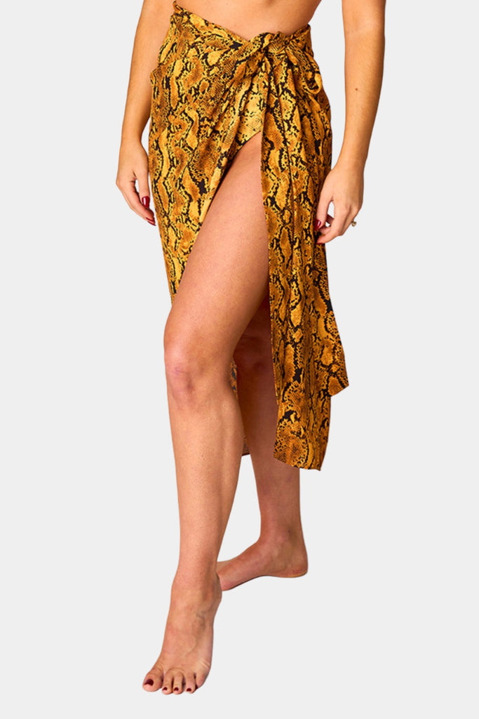 Select Sustainable Wearable Women's Apparel,Women, T-Shirts & Tops, Tank Tops - Clothing Shop OnlineNeptune Cover Up Sarong Skirt - Snake Charmer