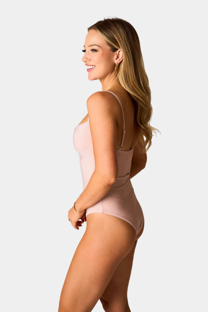 Select Sustainable Wearable Women's Apparel,Women, T-Shirts & Tops, Tank Tops - Clothing Shop OnlineTilly Deep V One-Piece Swimsuit - Pixie Dust