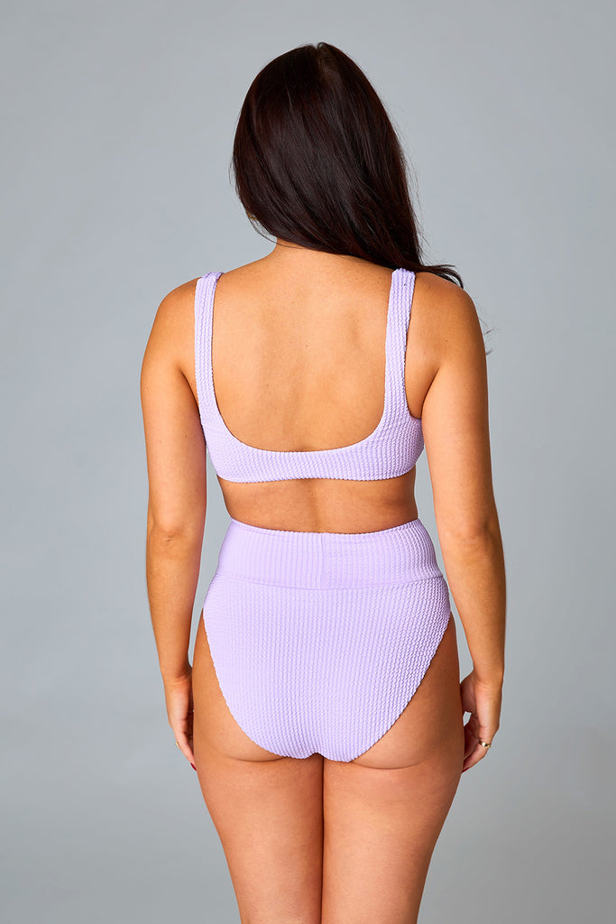 Select Sustainable Wearable Women's Apparel,Women, T-Shirts & Tops, Tank Tops - Clothing Shop OnlineOra Scoop Neck High Waisted Bikini - Lavender