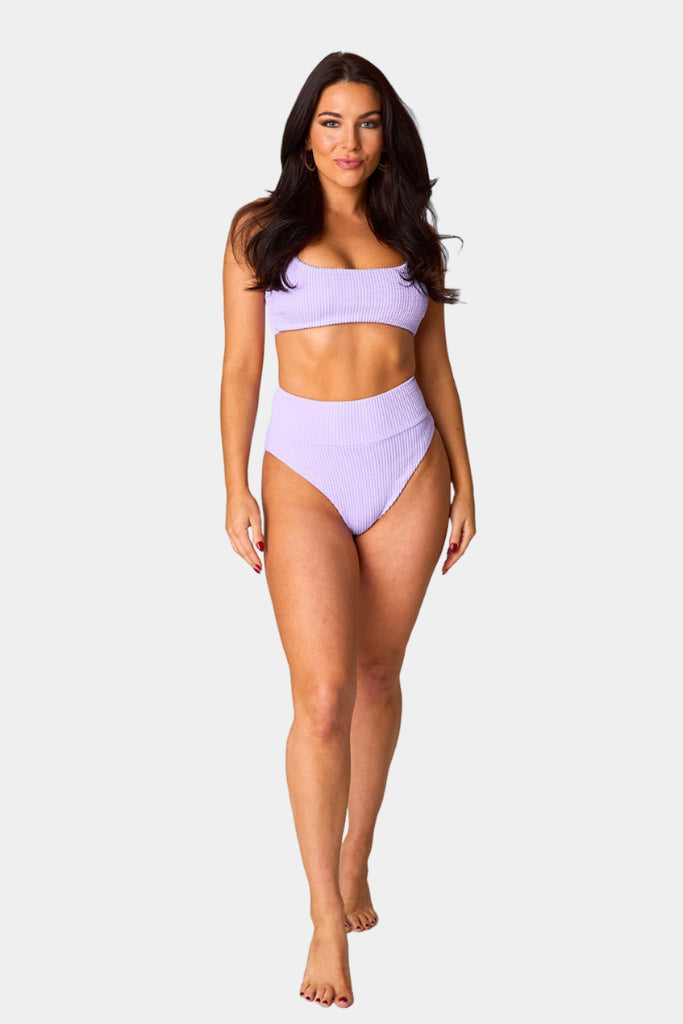 Select Sustainable Wearable Women's Apparel,Women, T-Shirts & Tops, Tank Tops - Clothing Shop OnlineOra Scoop Neck High Waisted Bikini - Lavender