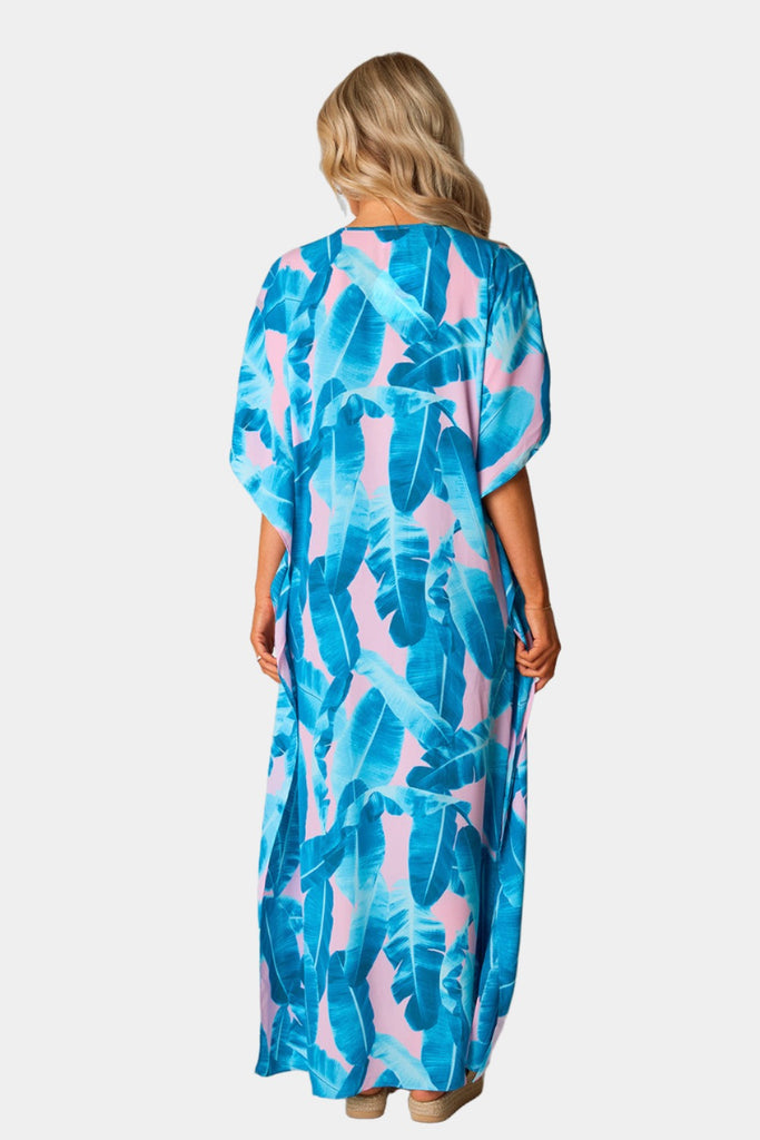 Select Sustainable Wearable Women's Apparel,Women, T-Shirts & Tops, Tank Tops - Clothing Shop OnlineMiller Caftan Maxi Dress - Tahiti