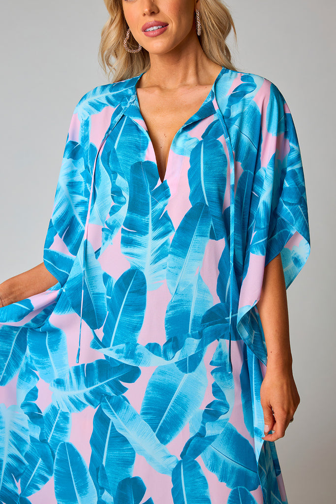 Select Sustainable Wearable Women's Apparel,Women, T-Shirts & Tops, Tank Tops - Clothing Shop OnlineMiller Caftan Maxi Dress - Tahiti