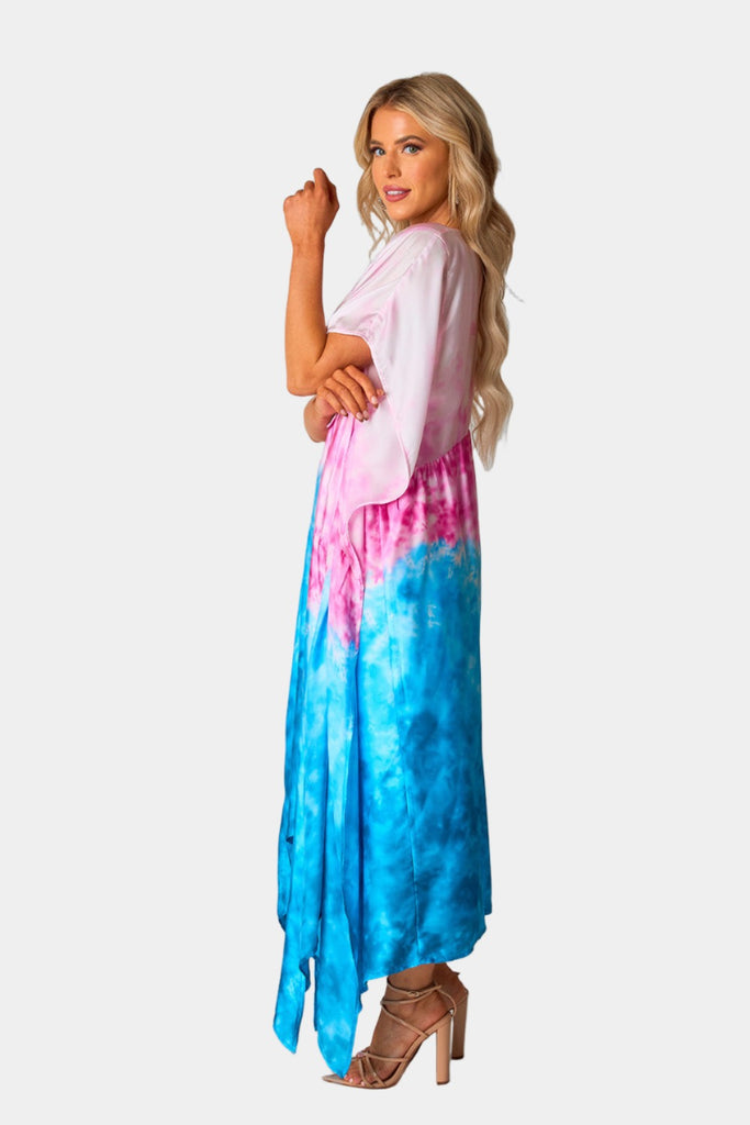 Select Sustainable Wearable Women's Apparel,Women, T-Shirts & Tops, Tank Tops - Clothing Shop OnlineMamie Caftan Maxi Dress - Shoreline