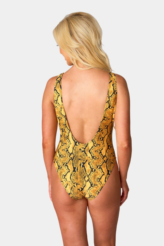 Select Sustainable Wearable Women's Apparel,Women, T-Shirts & Tops, Tank Tops - Clothing Shop OnlineBondi One-Piece Swimsuit - Snake Charmer
