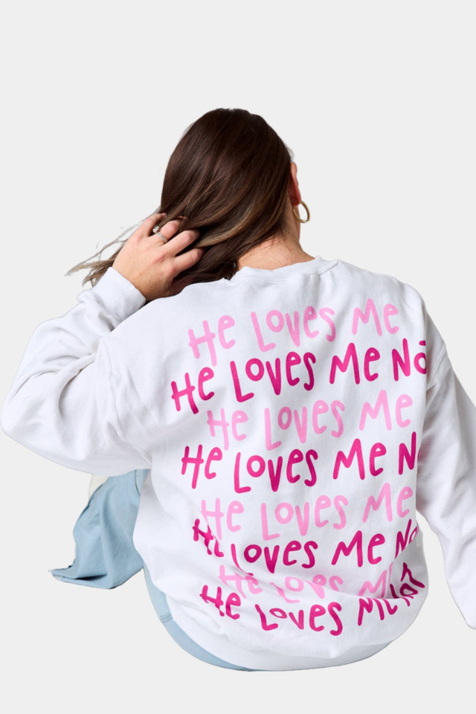 Select Sustainable Wearable Women's Apparel,Women, T-Shirts & Tops, Tank Tops - Clothing Shop OnlineDevon Graphic Sweatshirt - He Loves Me