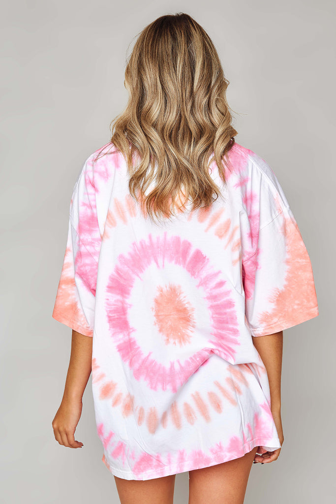 Buddylove Tweety Tie-Dye Oversized Graphic Tee - Babe Watch