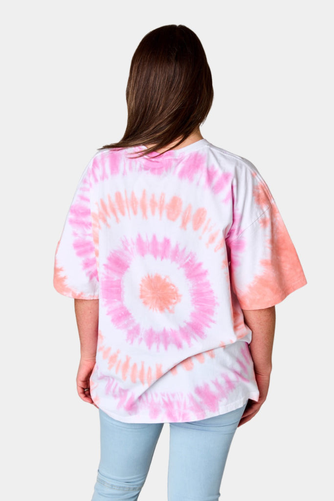Select Sustainable Wearable Women's Apparel,Women, T-Shirts & Tops, Tank Tops - Clothing Shop OnlineTweety Oversized Tie-Dye Tee - XOXO