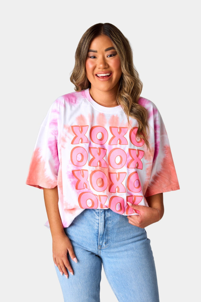 Select Sustainable Wearable Women's Apparel,Women, T-Shirts & Tops, Tank Tops - Clothing Shop OnlineTweety Oversized Tie-Dye Tee - XOXO