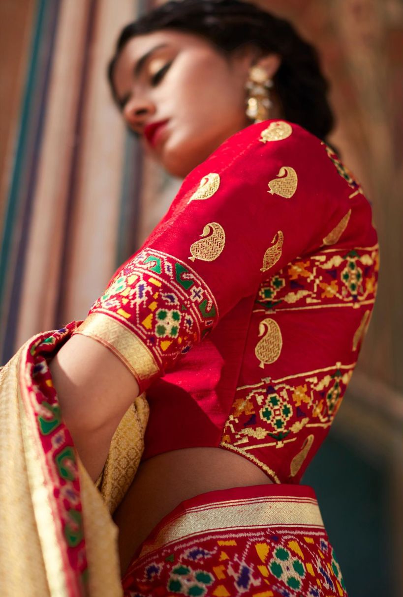 Trendy Beige Colored Fancy Silk Paithani |Designer Saree| Kotasilk –  Kotasilk India