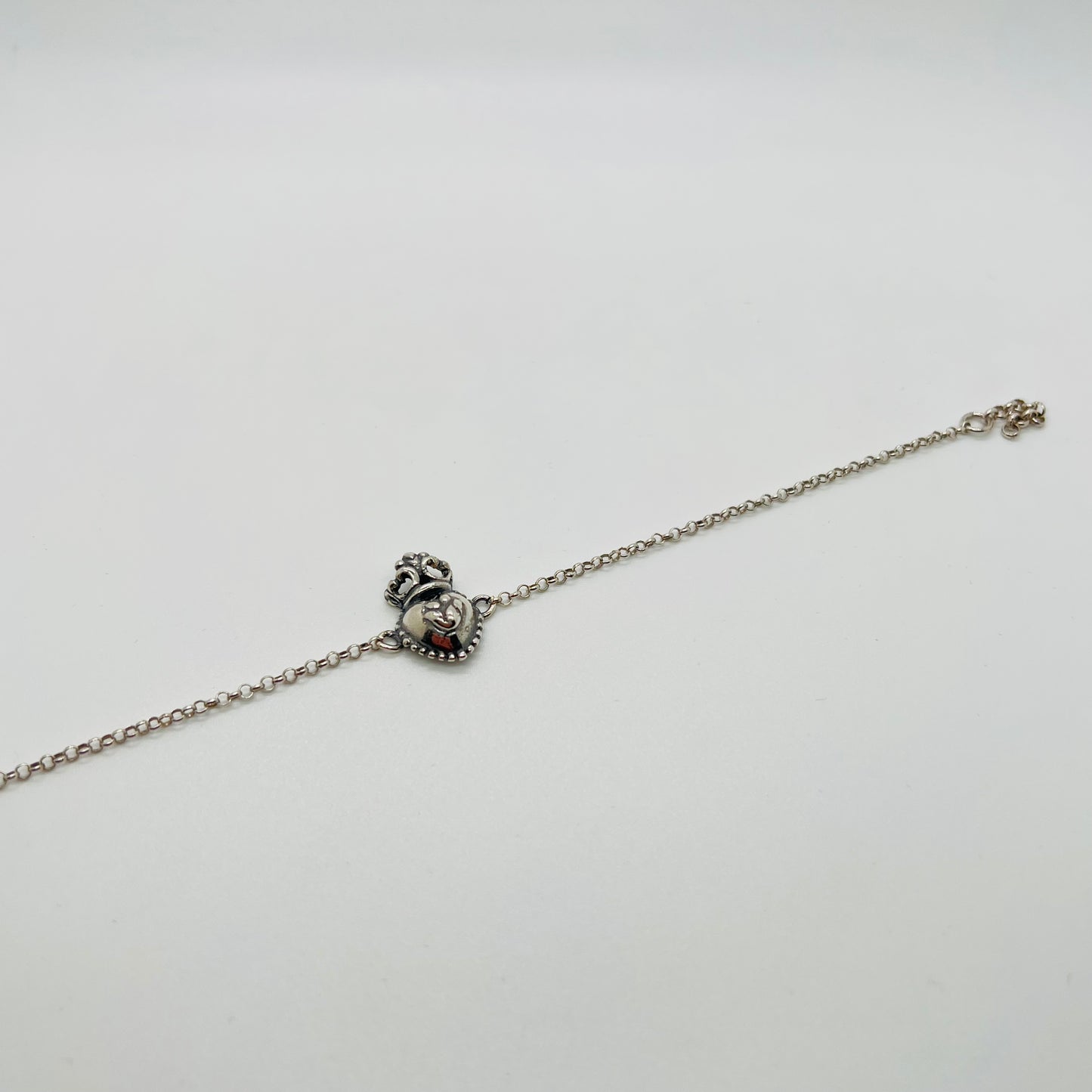 Bracciale argento Cuore Sacro 2
