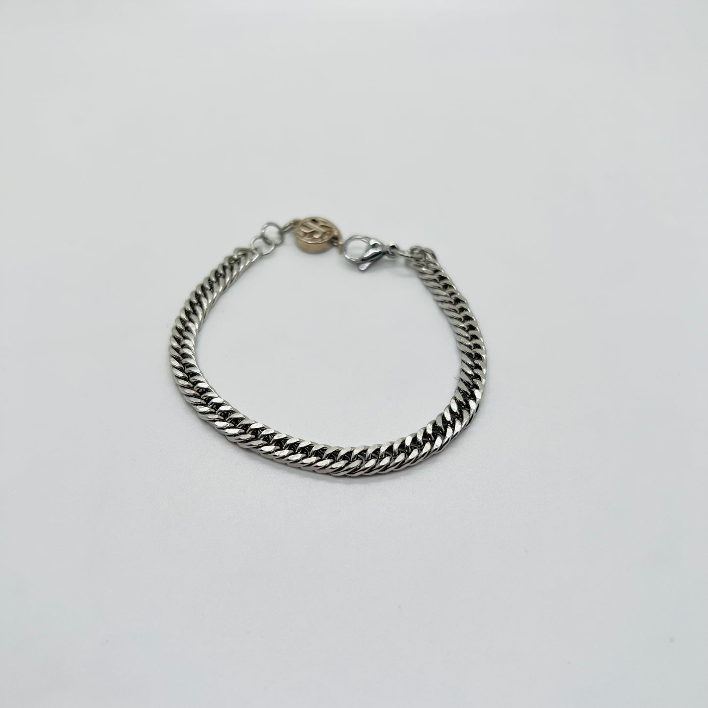 Bracciale acciaio spina di pesce