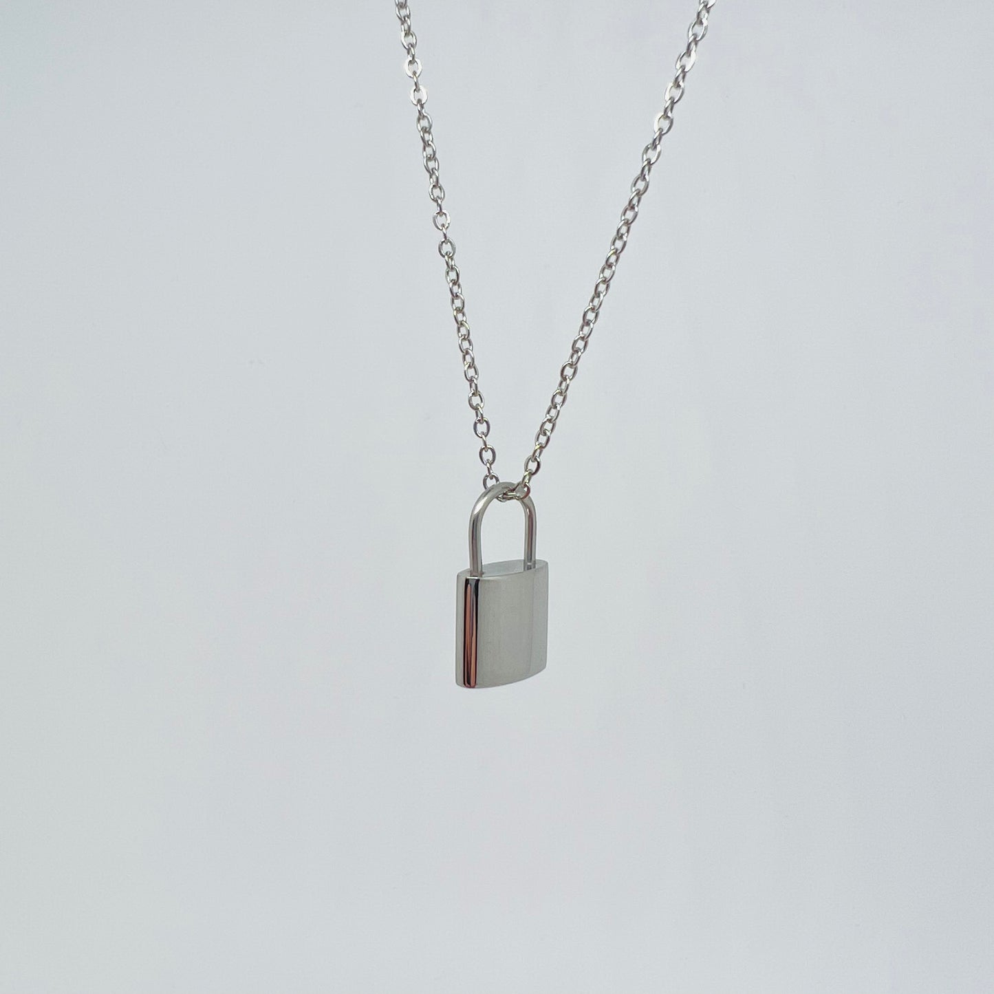 Collana acciaio lock