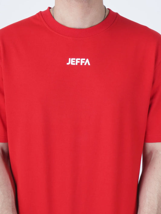 Jeffa Essential Oversized Tshirt Red