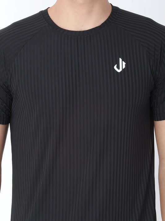 Jeffa Fit Fusion Nylon T-shirt in Black