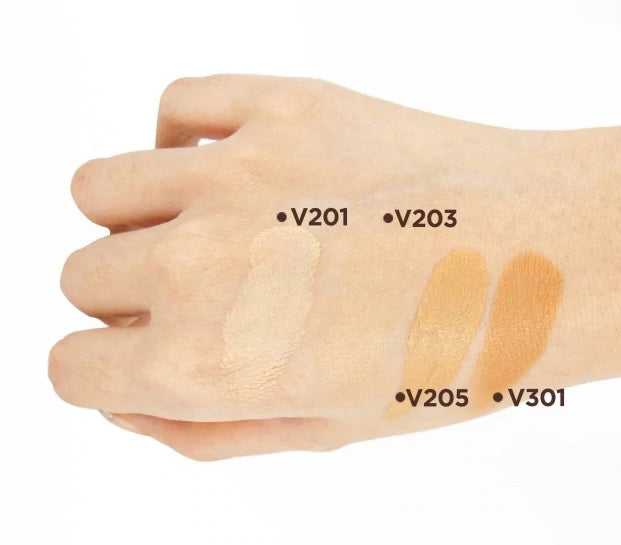 THE FACE SHOP - Ink Lasting Cushion Glow - V201 APRICOT BEIGE
