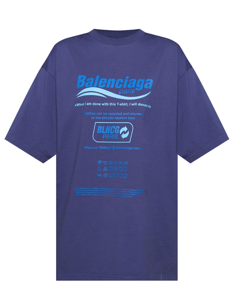 balenciaga recycle shirt