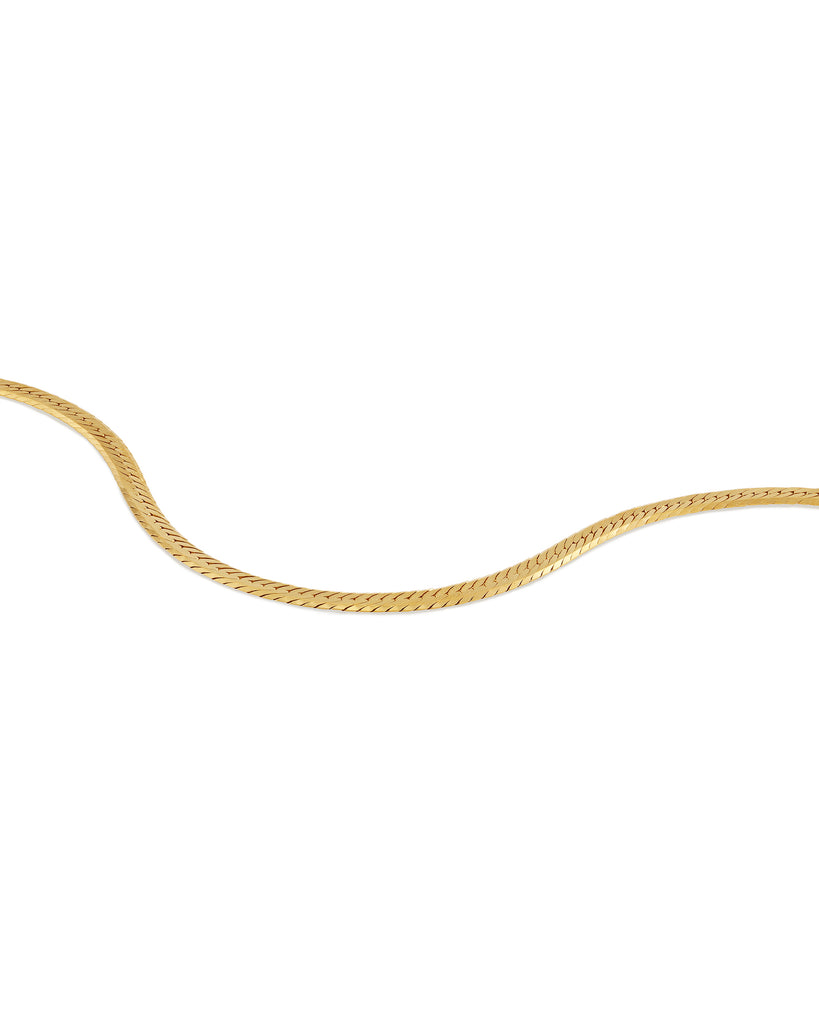 Vincero Women's Snake Chain Necklace - Gold One-Size