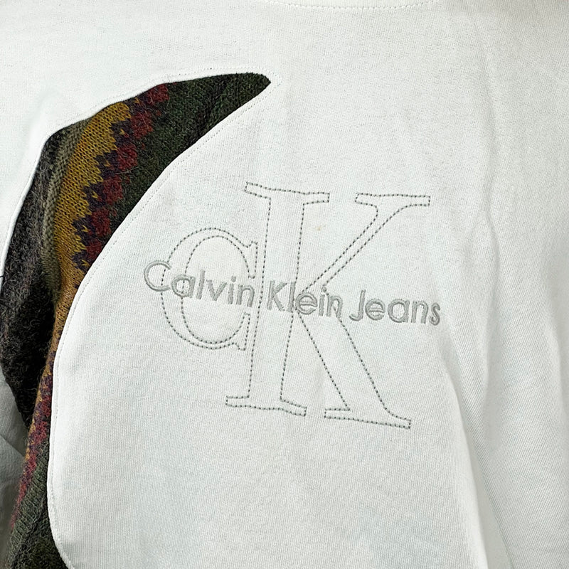 Afgekeurd Snikken legering REWORK Calvin Klein x COOGI Sweatshirt 90s XL White – Deadsea London
