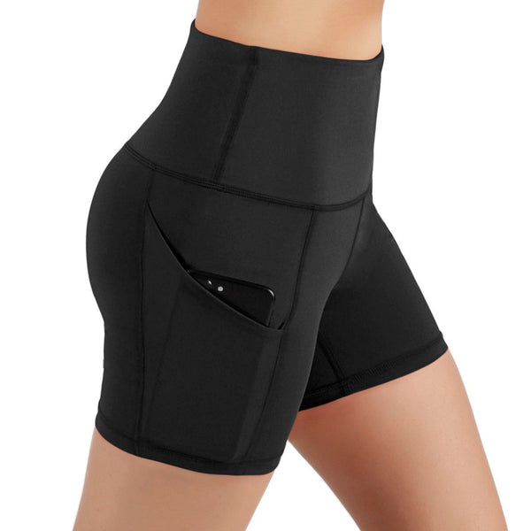 Jolie High-Waisted Athletic Shorts with Hip Pockets – Activewear Forever