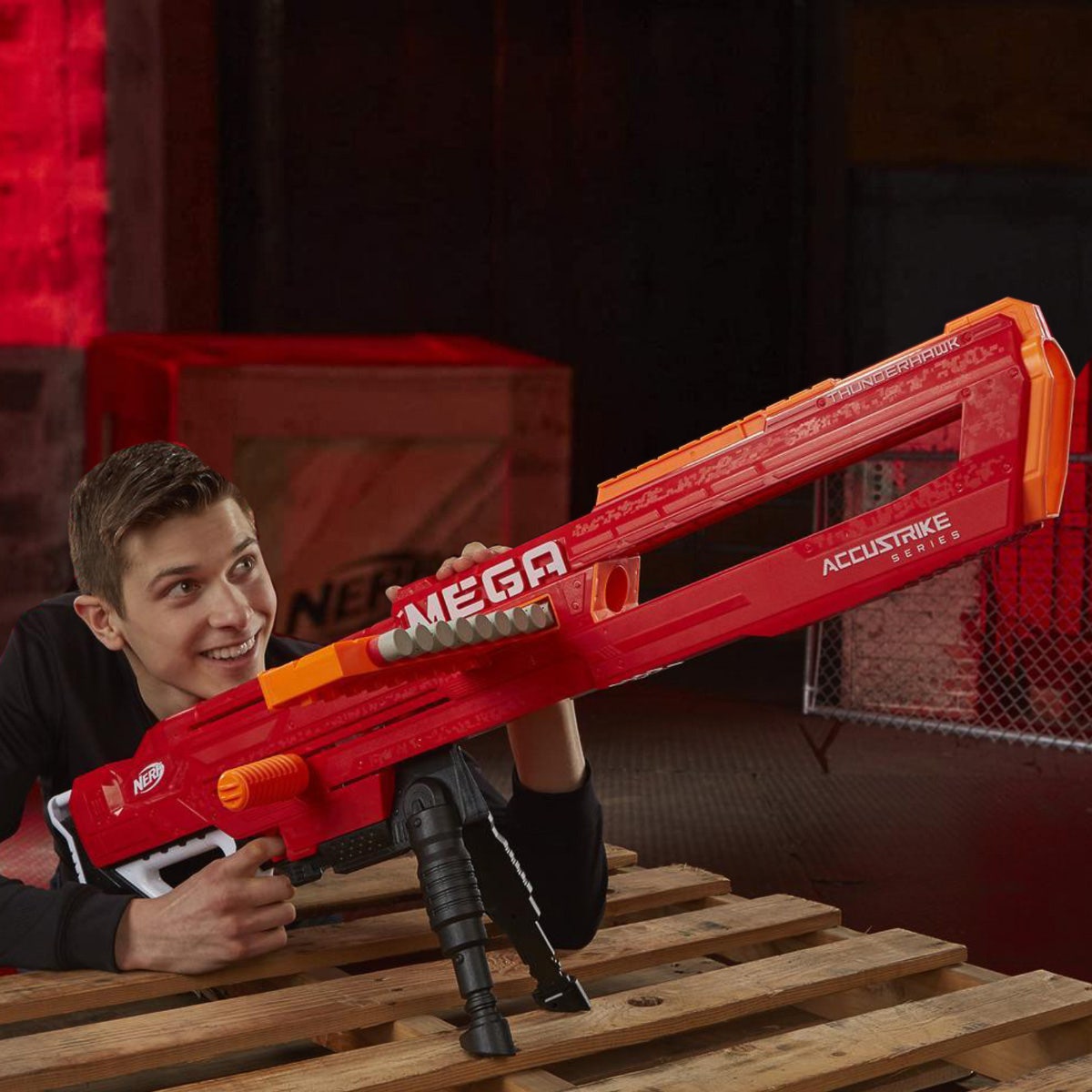 Falde sammen handicap Rejsebureau Nerf Thunderhawk Mega Toy Blaster Dart Gun – AccuStrike Series