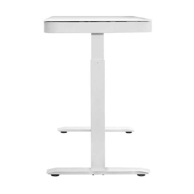 Seville Classics Modern Height Adjustable Electric Desk White