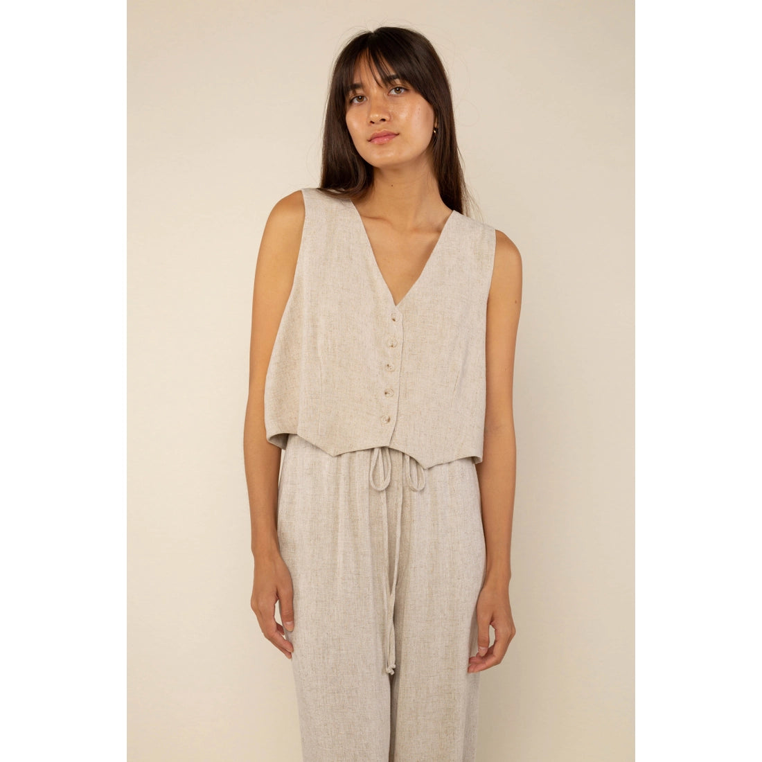 Linen Vest