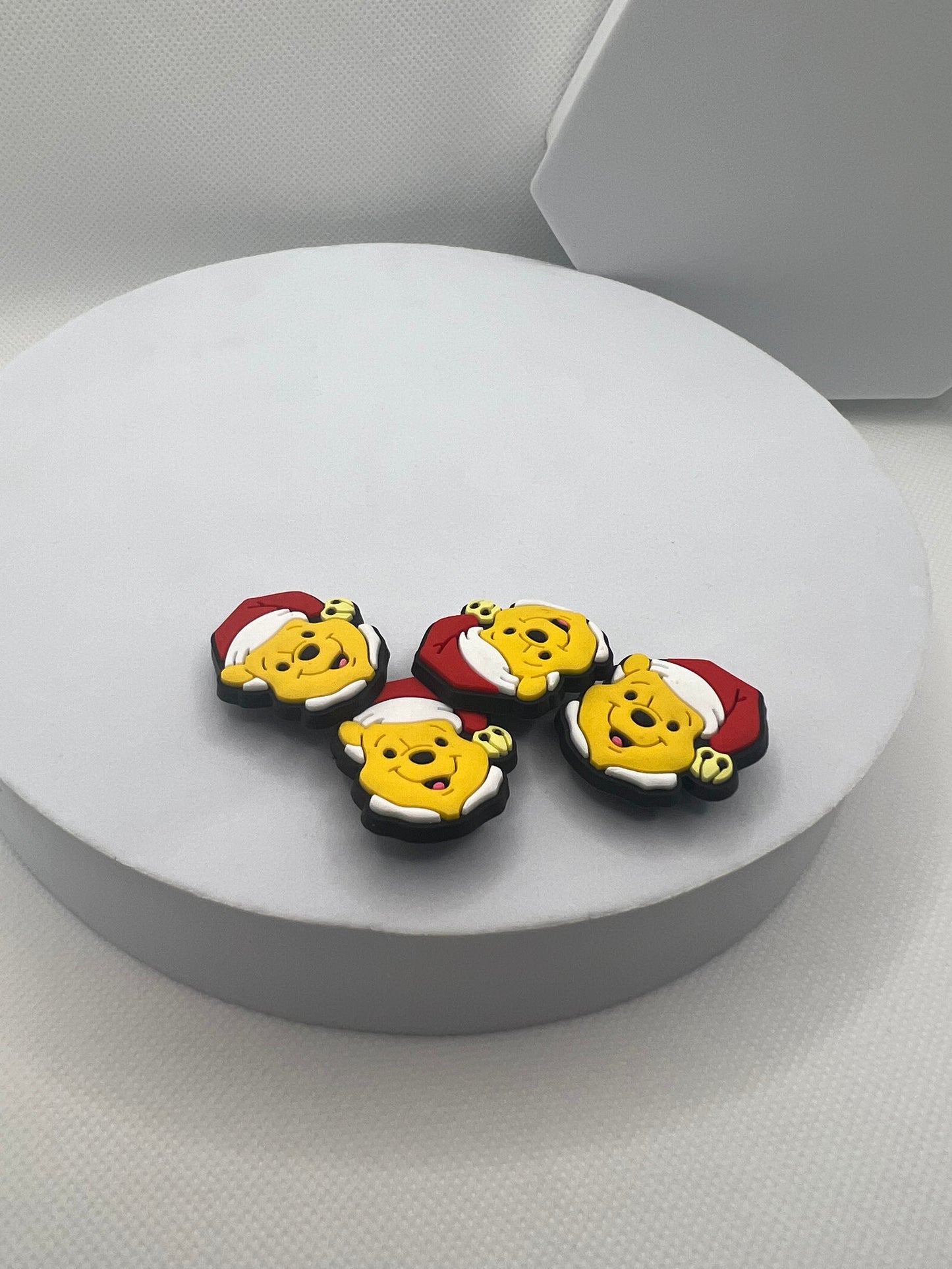 Holiday Pooh Bear Croc Charm
