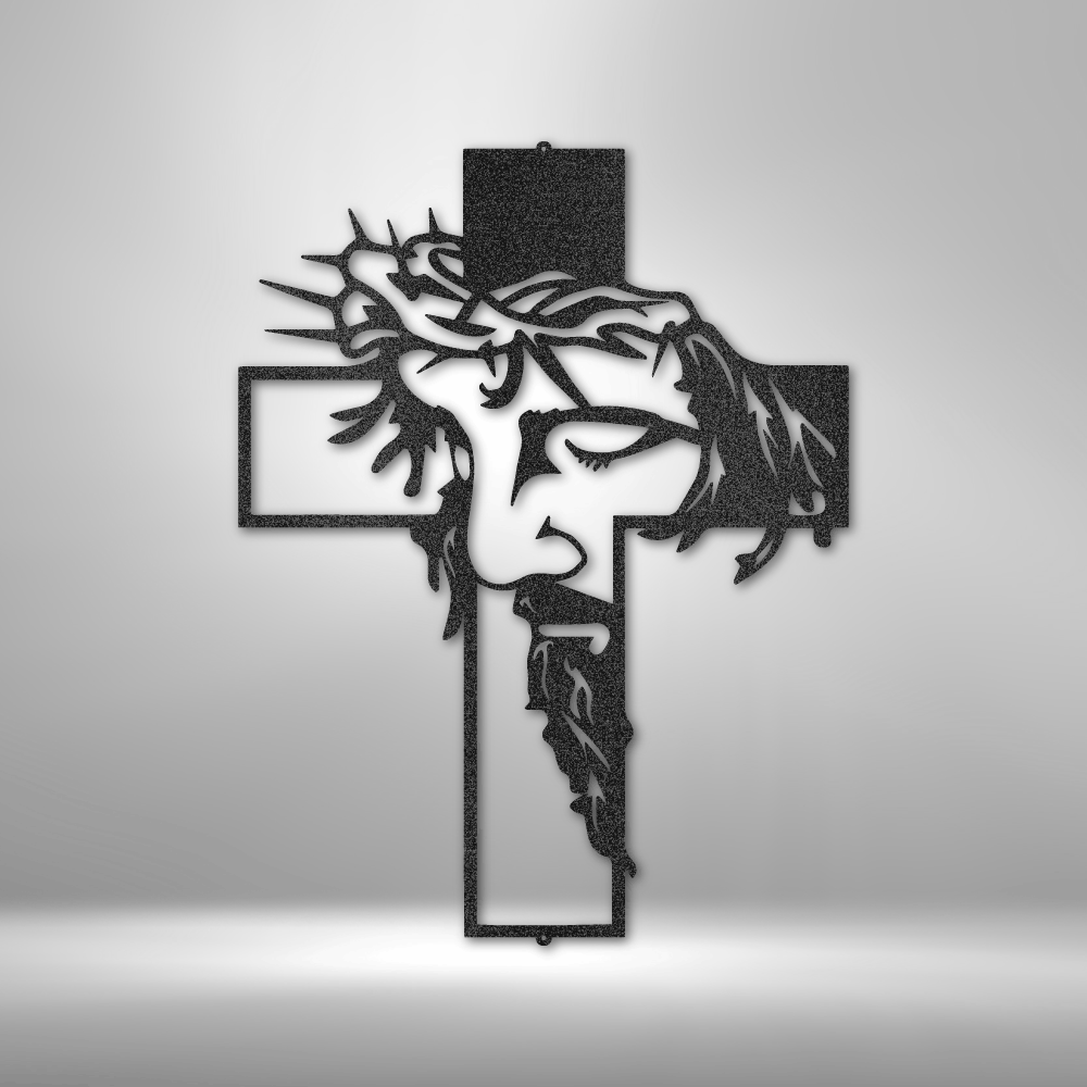 Jesus Christ Cross | Steel Sign | Free Shipping | Made in USA ...