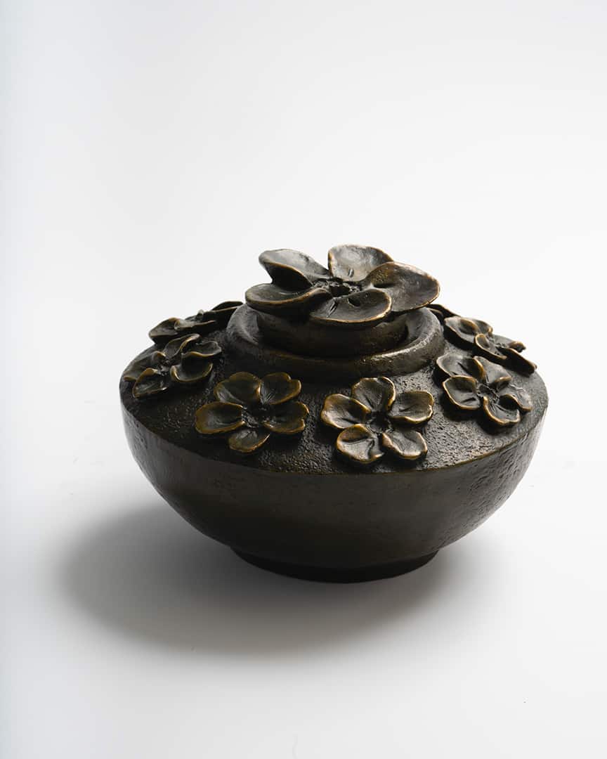 Mini Urn Brons - urn met kaarsje ter herinnering aan u dierbare – Levensboom Urnen