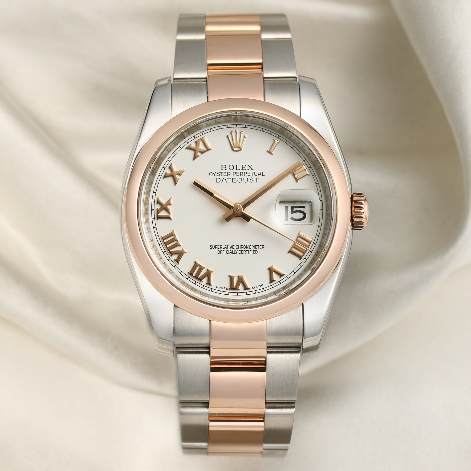 second hand rose gold rolex