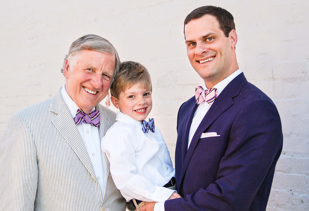 Bow ties for boys and fathers