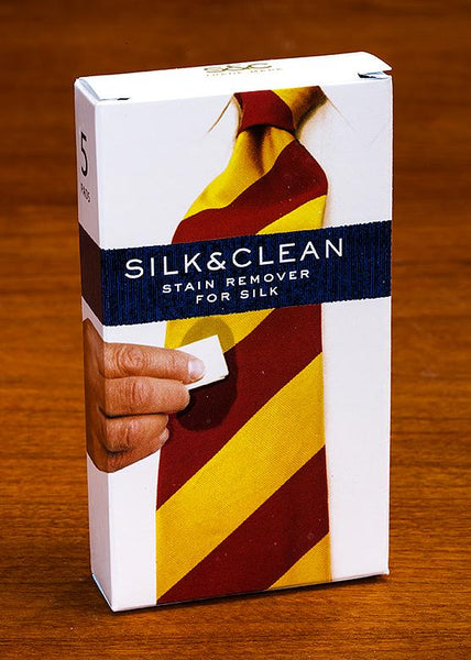 stain remover wipe for silk tie