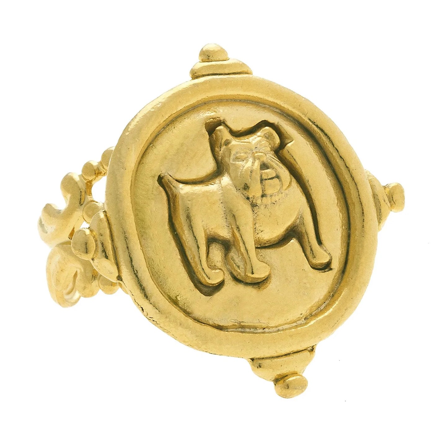 Susan Shaw Bulldog Ring