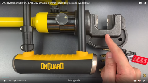 OnGuard Brute defeats hydraulic cutters