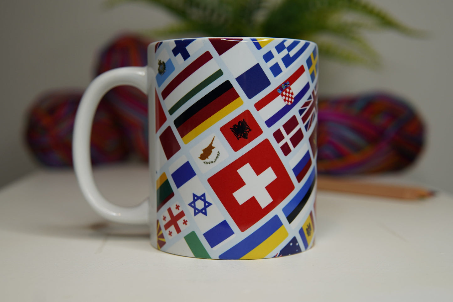 Eurovision Song Contest Party Mug 2022 - European Flag Cup Music - 11oz song contest cup - Unofficial  - Music Gift - Festival Merch