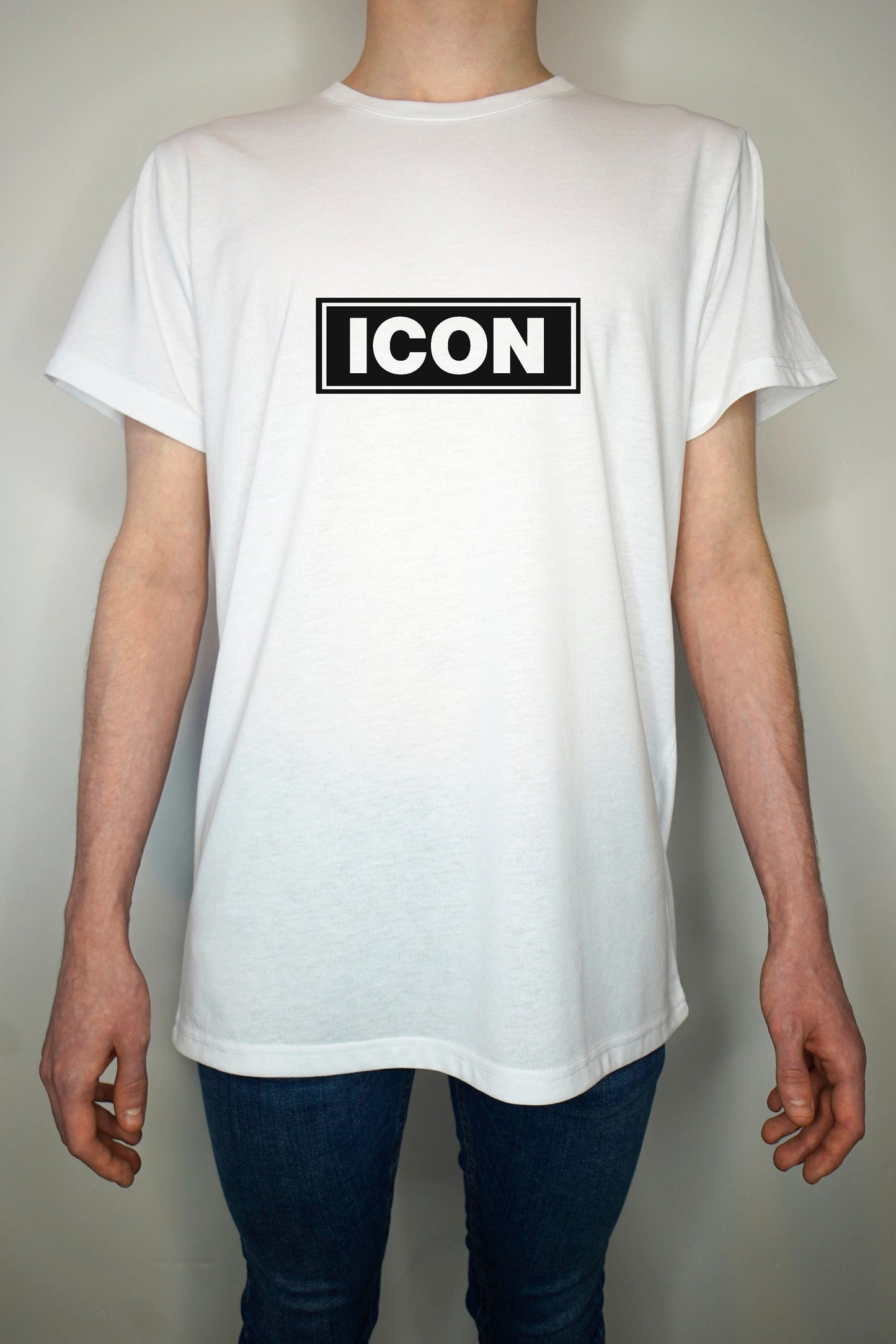 Icon T shirt - Bold simple design - Premium Quality Summer Light weight 65/35 Polyester Cotton